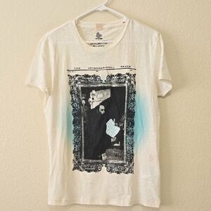 BOSS ORANGE White Artistic Graphic Tee Short Sleeve